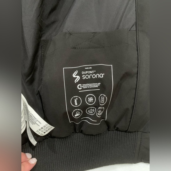 ZARA Men’s puffer with fur hoodie - Picture 6 of 7